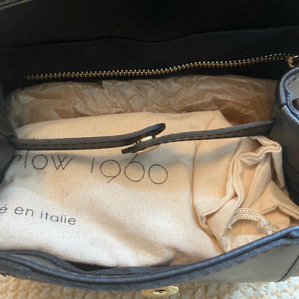 NWT House of Harlow 1960 Black Studded Backpack Shoulder Bag - Picture 5 of 5